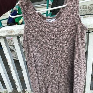 Cold shoulder sweater